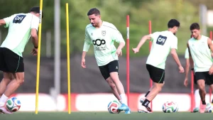 النشامى يباشر تدريباته في سويسرا