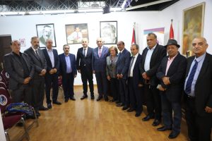 وزير الثقافة يزور رابطة الكتاب مهنئا