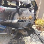 حريق يطال مركبة كهربائية في الرمثا دون إصابات