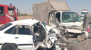 وفاتان و3 إصابات بحادث تصادم مروع في المفرق
