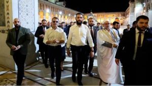 انفجارات قرب مقر إقامة ماكرون في دمشق قبيل محادثاته مع الشرع