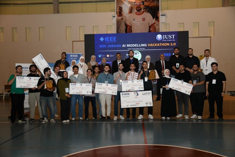 كلية الهندسة في جامعة العلوم والتكنولوجيا بالتعاون مع IEEE Jordan Section تنظم الهاكاثون الوطني للذكاء الاصطناعي والنمذجة 2.0