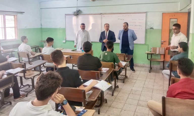 الحوامدة يتابع انتظام الدراسة