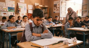 طالب صف سادس يصفع معلمته داخل مدرسة حكومية
