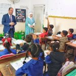الحوامدة يتفقد مدرستي الاستقلال وشجرة الدر