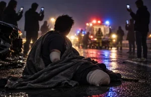 مواطن يروي تفاصيل مؤلمة: فقدت يدي ورجلي في حادث والناس كانوا يصورونني