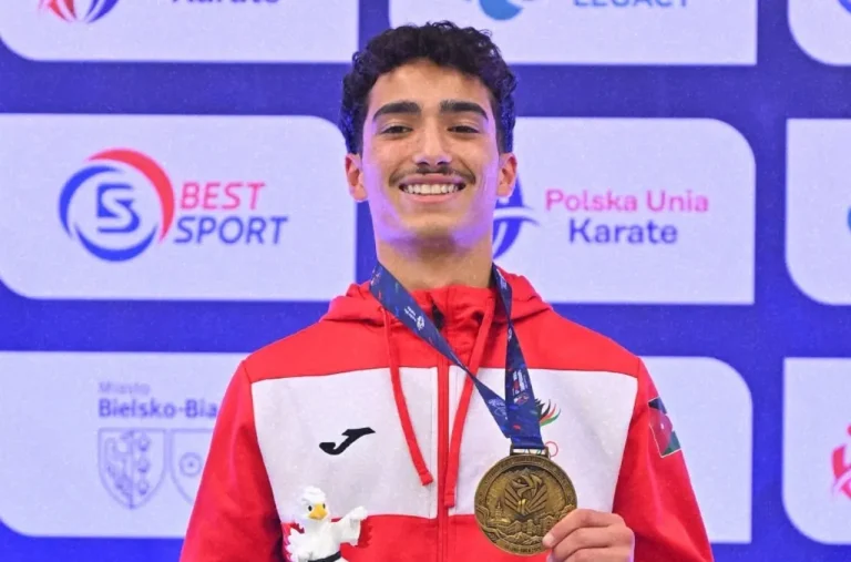 انجاز اردني جديد .. النجار يتوج بذهبية العالم للكراتيه