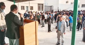 الحوامدة من خلال الإذاعة المدرسية: الوحدة الوطنية إطار الأمان، والعلم علاج التطرف